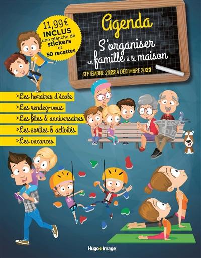 Livre S organiser en famille à la maison agenda septembre 2022 à