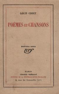 Poèmes et chansons