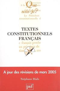 Textes constitutionnels français