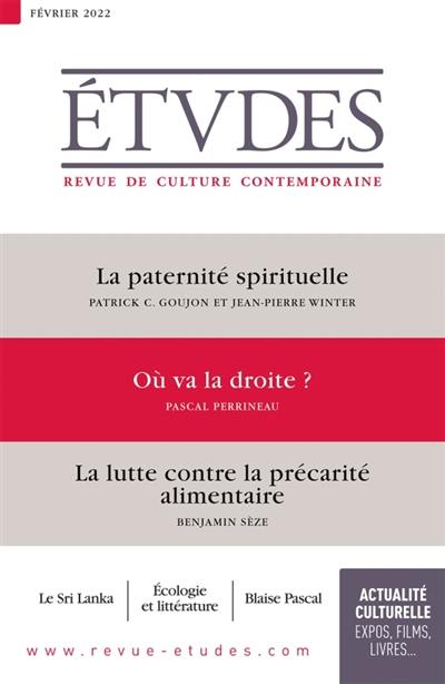 Etudes, n° 4290