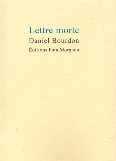 Lettre morte