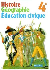 Histoire, géographie, éducation civique, 4e