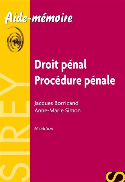 Droit pénal, procédure pénale