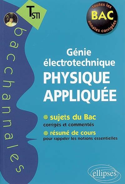 Physique appliquée T STI génie électrotechnique