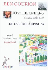 De la Bible à Spinoza : entretien télévisé, 1970. La rencontre