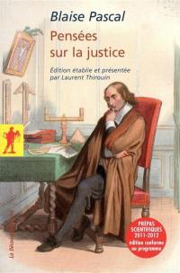 Pensées sur la justice