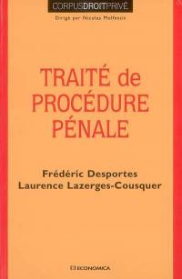 Traité de procédure pénale