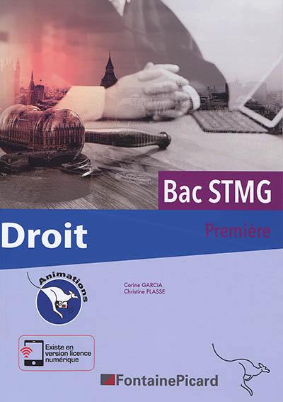 Droit, première, bac STMG : animations