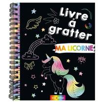 Ma licorne : livre à gratter