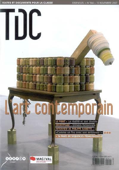 TDC, Textes et documents pour la classe, n° 1007. Le roman français contemporain