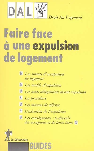 Faire face à une expulsion de logement