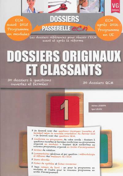 Dossiers originaux et classants