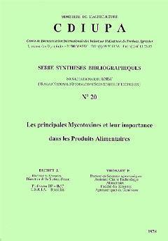 Les Principales mycotoxines et leur importance dans les produits alimentaires