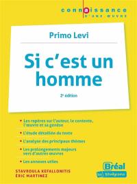 Si c'est un homme, Primo Levi