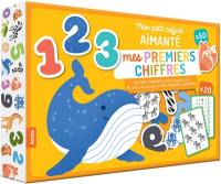 Mes premiers chiffres : mon petit coffret aimanté. My first numbers : little magnet case. Mi cofre de imanes de mis primeros numeros