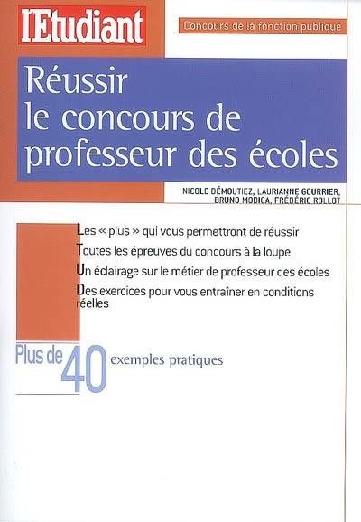 Réussir le concours de professeur des écoles