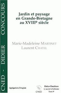 Jardin et paysage en Grande-Bretagne au XVIIIe siècle : Capes, agrégation d'anglais