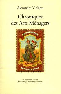 Chroniques des arts ménagers