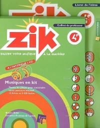 Zik, 4e : coffret du professeur