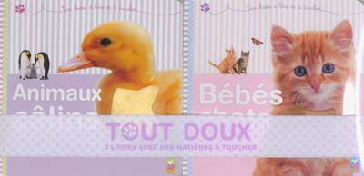 Tout doux : 2 livres avec des matières à toucher