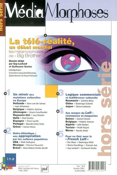 MédiaMorphoses, n° 2003. La téléréalité, un débat mondial : les métamorphoses de Big Brother