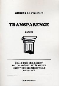 Transparence : poèmes