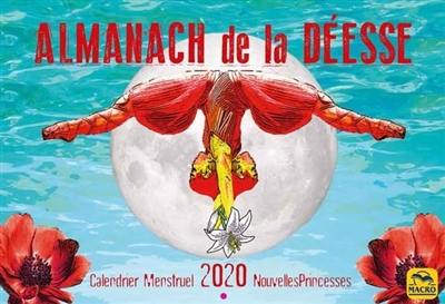 Almanach de la déesse : calendrier menstruel nouvelles princesses 2020