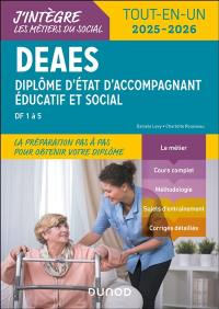 DEAES, diplôme d'Etat d'accompagnant éducatif et social, DF 1 à 5 : tout-en-un 2025-2026