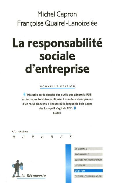 La responsabilité sociale d'entreprise