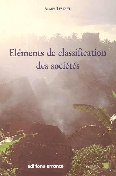 Eléments de classification des sociétés