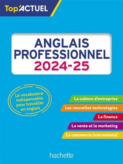 Anglais professionnel : 2024-2025