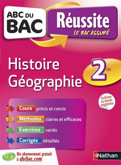 Histoire géographie 2de