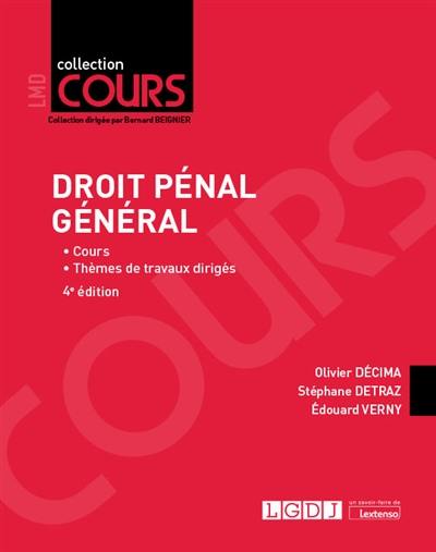 Droit pénal général