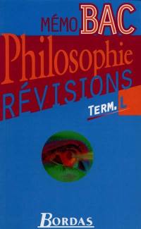 Philosophie terminale L : révisions