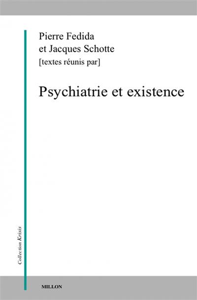 Psychiatrie et existence : Décade de Cérisy, 1989