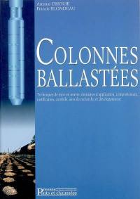 Colonnes ballastées : techniques de mise en oeuvre, domaines d'application, comportement, justification, contrôle, axes de recherche et développement