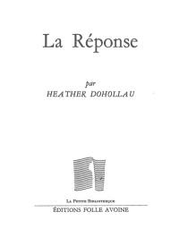 La réponse