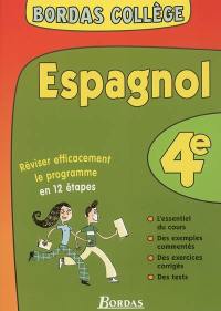 Espagnol 4e : réviser efficacement le programme en 12 étapes