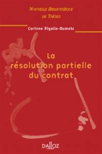 La résolution partielle du contrat