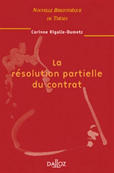 La résolution partielle du contrat