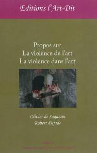 Propos sur la violence dans l'art, la violence dans l'art