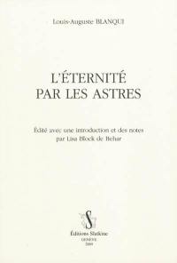 L'éternité par les astres