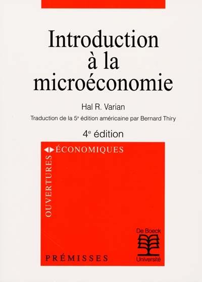 Introduction à la microéconomie