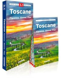 Toscane : Florence, Sienne, Pise : 3 en 1, guide, atlas, carte laminée