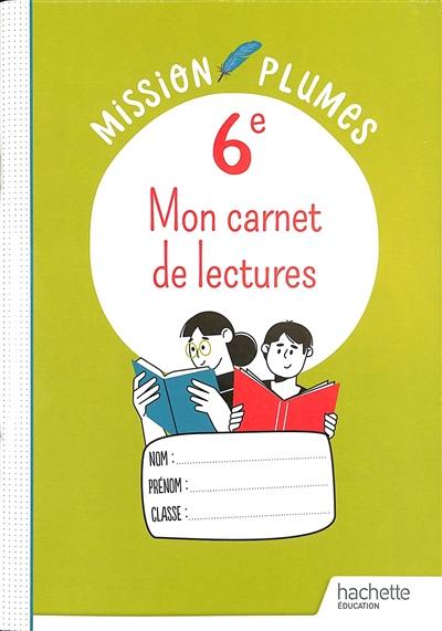 Mon carnet de lectures 6e