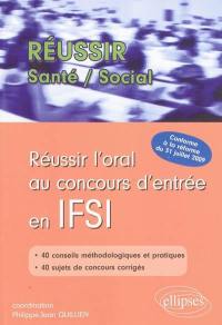 Réussir l'oral au concours d'entrée en IFSI