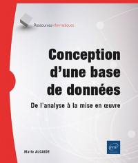 Conception d'une base de données : de l'analyse à la mise en oeuvre