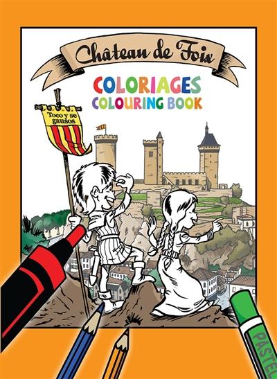 Château de Foix : coloriages. Château de Foix : colouring book