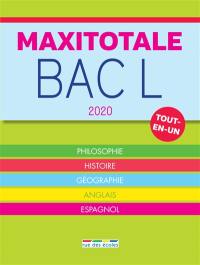 Maxitotale bac L 2020 : tout-en-un