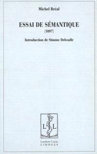 Essai de sémantique : science des significations